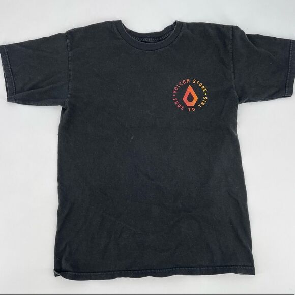 Volcom Stone True To This Mens Small t- shirt black skater Colorful Streetwear - Picture 2 of 6